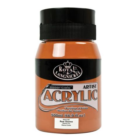 Farba akrylowa R&L 500ml, Brąz jasny - Raw Sienna